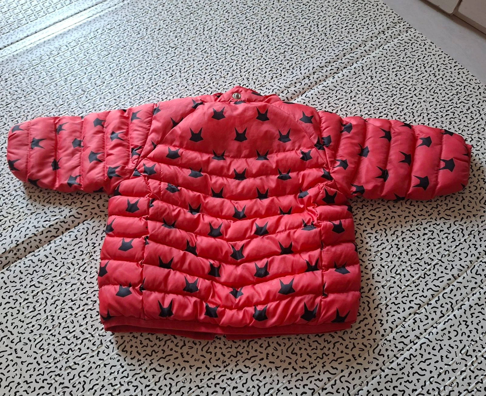 Adidas Originals chaqueta bebé roja coral estampada 3-6 meses 68 – photo 4